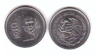 Mexico - 10 Pesos 1990 - aUNC