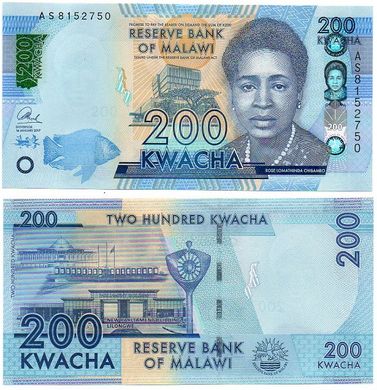 Малави - 200 Kwacha 2017 - UNC