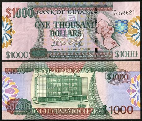Гайана - 1000 Dollars 2009 - UNC