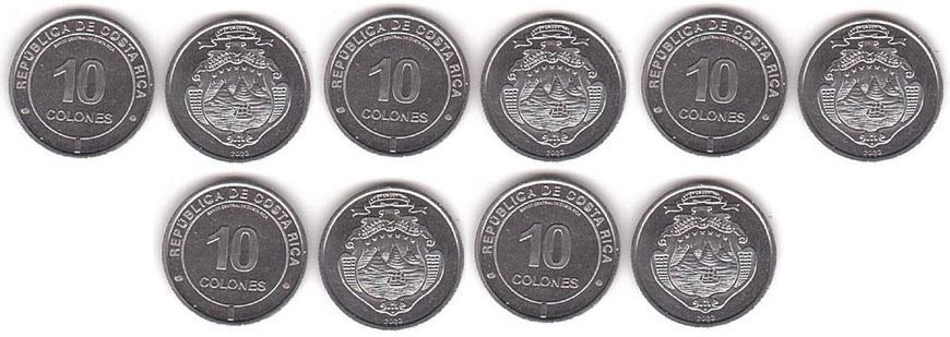 Costa Rica - 5 pcs х 10 Colones 2023 ( 2026 ) - UNC