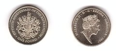 Гибралтар - 1 Pound 2017 - comm. - UNC