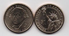 США - 1 Dollar 2007 - D - Джордж Вашингтон 1-й президент - UNC