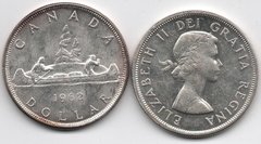 Канада - 1 Dollar 1962 - срібло 0.800 - aUNC / XF+