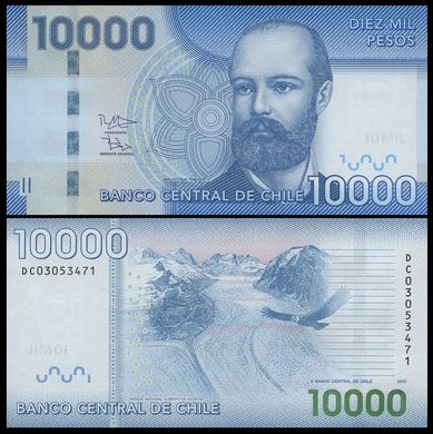 Чилі - 10000 Pesos 2013 - P. 164d - UNC