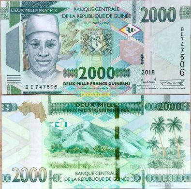 Guinea - 2000 Francs 2018 - UNC