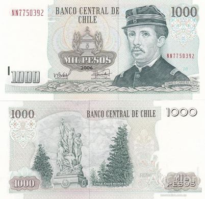 Чили - 1000 Pesos 2006 - P. 154g  - UNC
