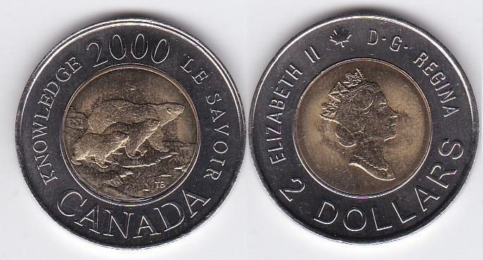 Canada - 2 Dollars 2000 - The Path to Knowledge - UNC / aUNC