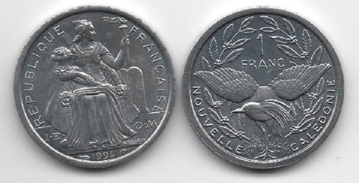 New Caledonia - 1 Franc 1994 - UNC