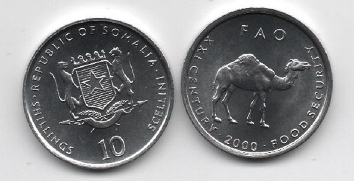 Somalia - 10 Shillings 2000 - Camel - UNC