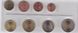 Португалія - ​​набір 8 монет 1 2 5 10 20 50 Cent 1 2 Euro 2002 - 2003 - aUNC