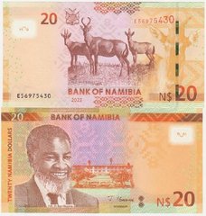 Намібія - 20 Dollars 2022 - Pick 17с - UNC