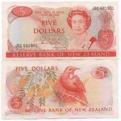 New Zealand - 5 Dollars 1981 - Pick 171a - VF