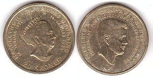 Дания - 20 Kroner 2024 - Зречення королеви Маргрете II - VF