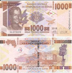 Guinea - 1000 Francs 2018 - UNC