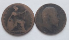 Великобритания - 1/2 Penny 1902 - F