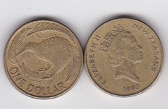 Новая Зеландия - 1 Dollar 1990 - Елизавета II - VF