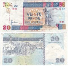Cuba - 20 Pesos 2008 - P. FX50 # 476610 - F