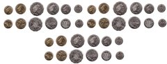 Australia - 3 pcs x set 6 coins 5 10 20 50 Cents 1 2 Dollars 2011 - 2012 - UNC