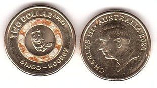 Австралия - 2 Dollars 2026 - Блуї - Ура, Бінго / Bluey &ndash; Hooray, Bingo! - UNC