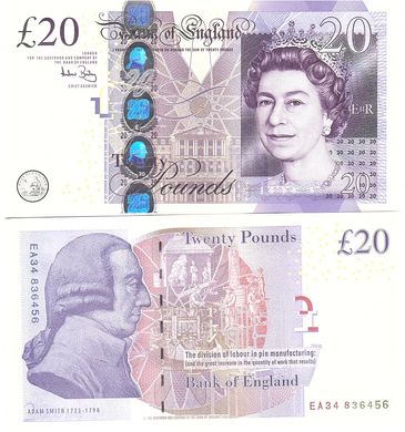 United Kingdom - 20 Pounds 2006 - P. 392a - UNC