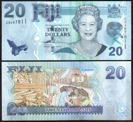 Фіджі - 20 Dollars 2007 - P. 112a - Queen Elizabeth ll - UNC