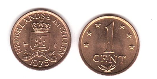 Netherlands Antilles - 10 pcs x 1 Cent 1975 - aUNC / XF