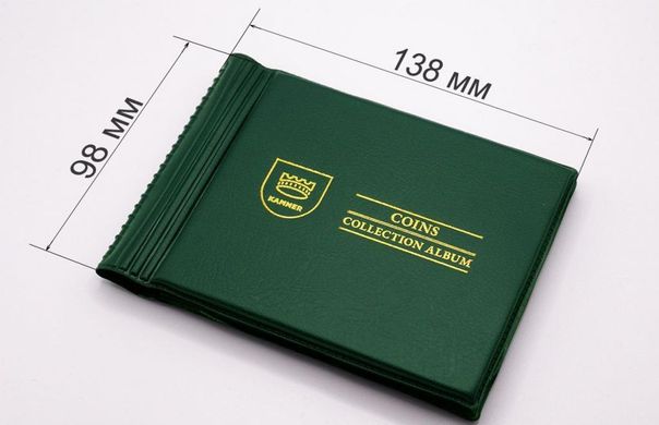 4389 - Альбом Smart - 60 для монет 2024 - зеленый - Kammer