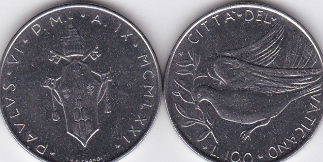 Vatican - 100 Lire 1971 - UNC