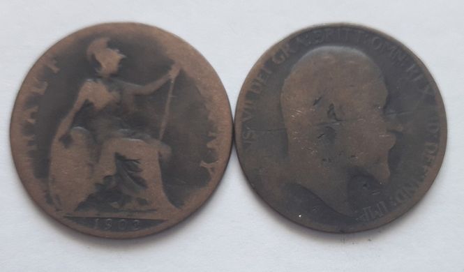 United Kingdom - 1/2 Penny 1902 - F