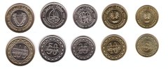 Бахрейн - набор 5 монет 5 10 25 50 100 Fils 2010 - 2012 - UNC
