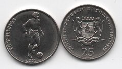 Сомали - 25 Shillings 2001 - Футбол - UNC