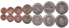 Острова Кука - набор 7 монет 1 2 5 10 20 50 Cents 1 Dollar 2010 - UNC