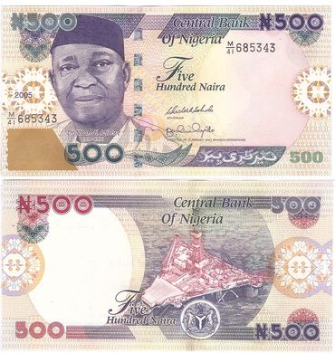 Нігерія - 500 Naira 2005 - Pick 30e - UNC
