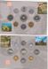 Croatia - 3 pcs x set 9 coins - 1 2 5 10 20 50 Lipa 1 2 5 Kuna 1993 - in folder - UNC