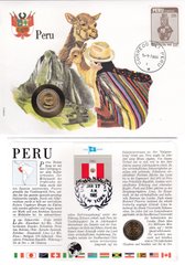 Перу - 100 Soles de Oro 1984 - в конверте - UNC