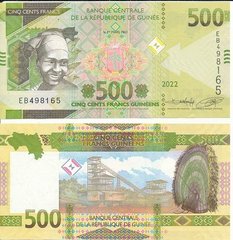 Guinea - 500 Francs 2022 - UNC