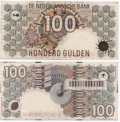 Нидерланды - 100 Gulden 1992 - P. 101 - VF