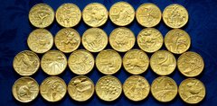 Australia - set 26 coins x 1 Dollar 2022 - Alphabet A-Z - UNC