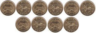 Ghana - 5 pcs x 5 Cedis 1984 - aUNC