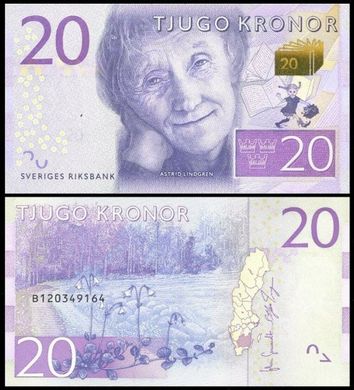 Sweden - 20 Kronor 2015 - P. 69 - UNC