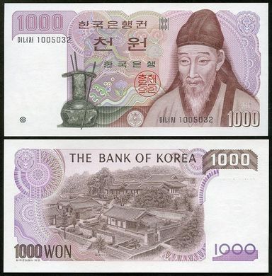 Korea South - 1000 Won 1983 - Pick 47 - UNC