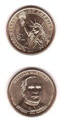 США - 1 Dollar 2013 - D - Уильям МакКинли - 25-й президент - UNC