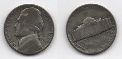 USA - 5 Cents 1944 - P - silver - F
