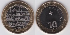 Швейцария - 10 Francs 2015 - Свято Альмабтріб - UNC