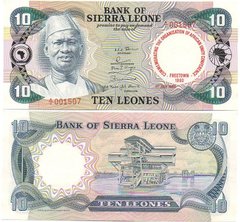 Сьєрра-Леоне - 10 Leones 1980 - comm. - Pick 13 - aUNC / UNC