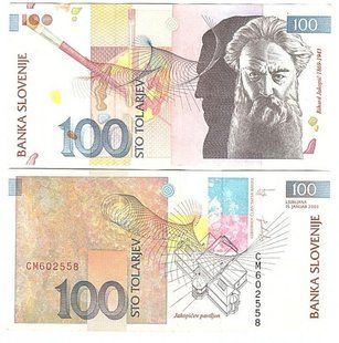 Словения - 100 Tolarjev 2003 - P. 31 - VF
