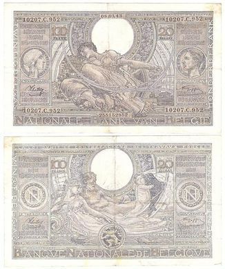 Бельгия - 100 Francs 1943 - P. 112 - 08.03.43 - VF
