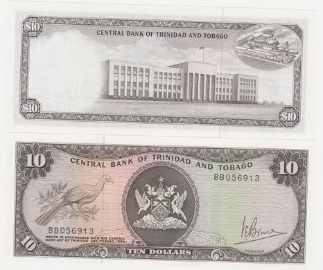 Тринідад і Тобаго - 10 Dollars 1977 - Pick 32а - UNC