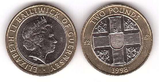 Guernsey - 2 Pounds 1998 - UNC