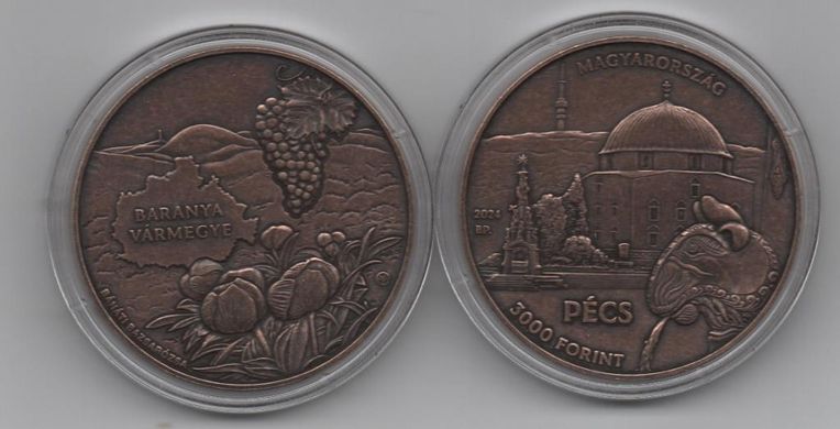 Hungary - 3000 Forint 2024 - Region Baranya Pech - in capsule - UNC
